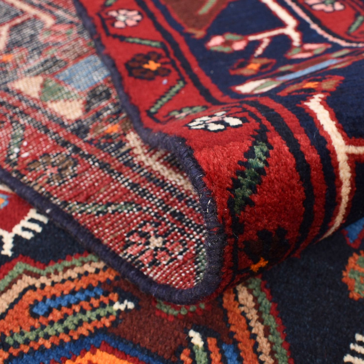 Persisk matta - Nomadic - 210 x 143 cm - flerfärgad