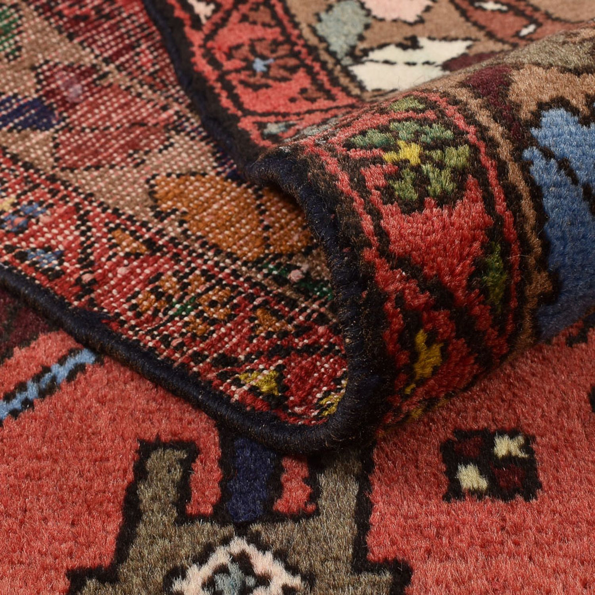 Persisk matta - Nomadic - 155 x 104 cm - ljusröd