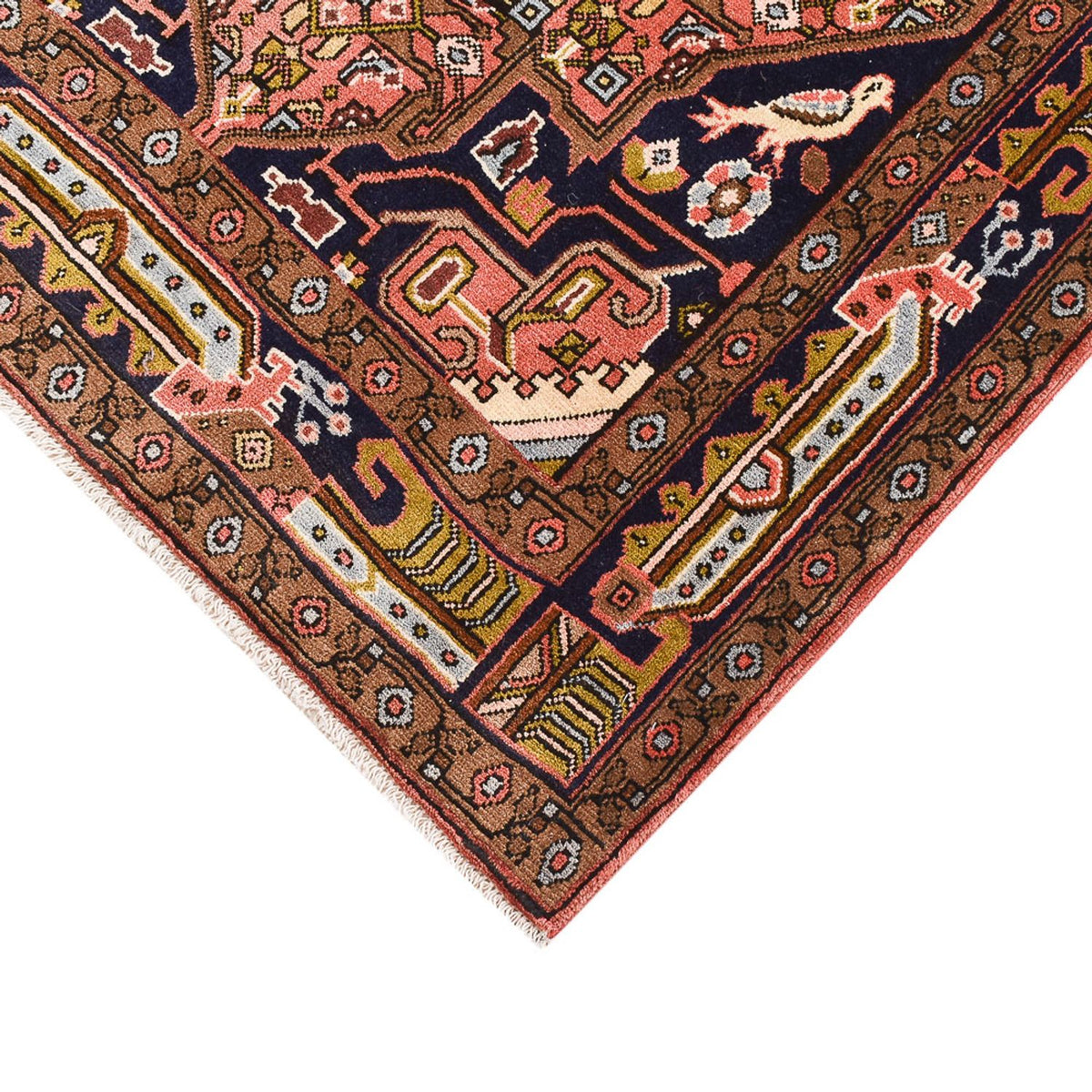 Persisk matta - Nomadic - 160 x 102 cm - ljusröd