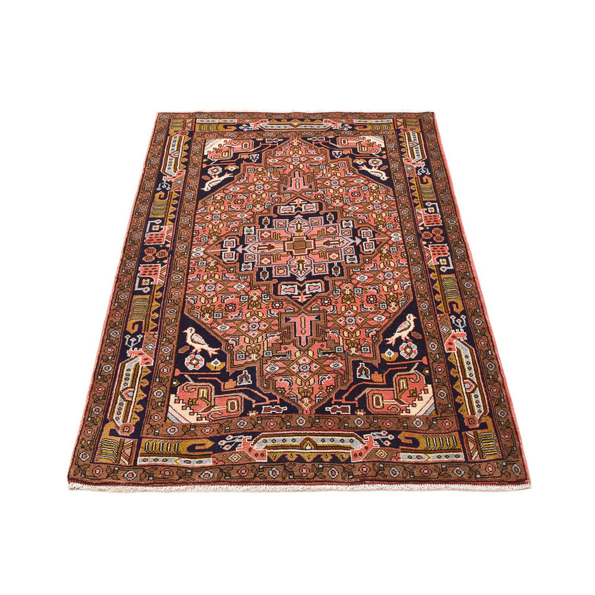 Persisk matta - Nomadic - 160 x 102 cm - ljusröd