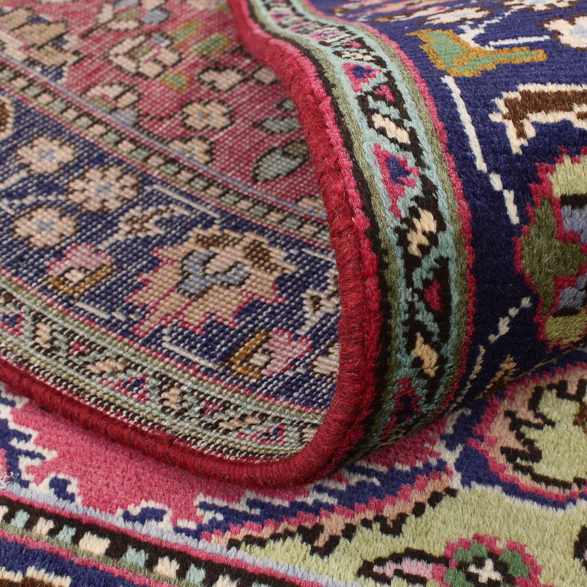 Persisk matta - Tabriz - 144 x 100 cm - ljusröd