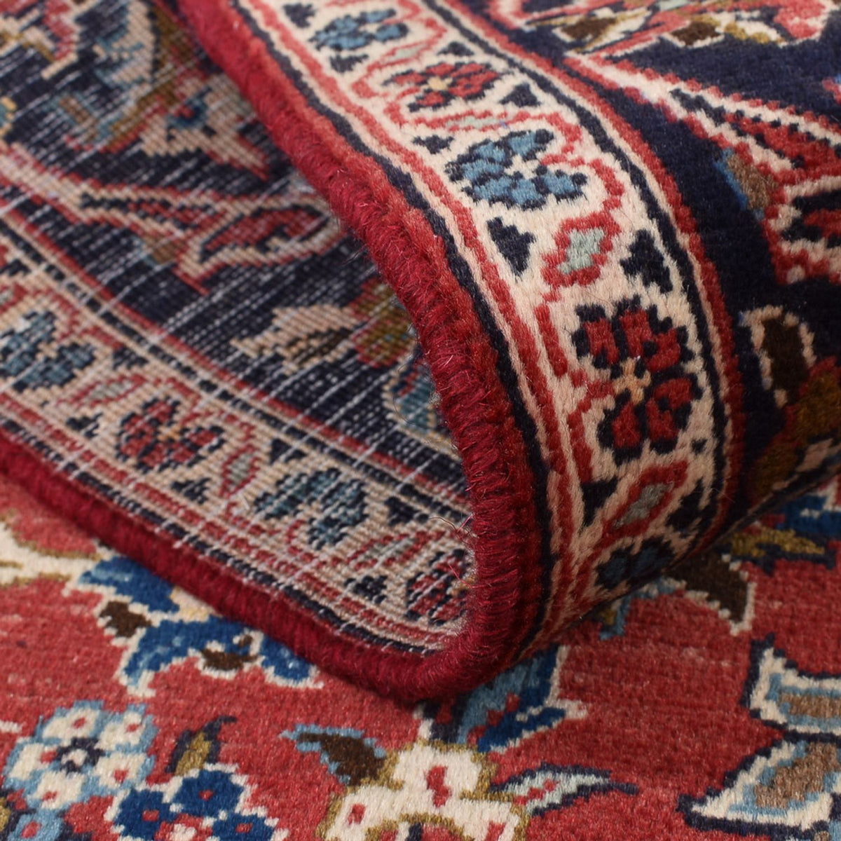 Persiska mattor - Keshan - 147 x 107 cm - röd