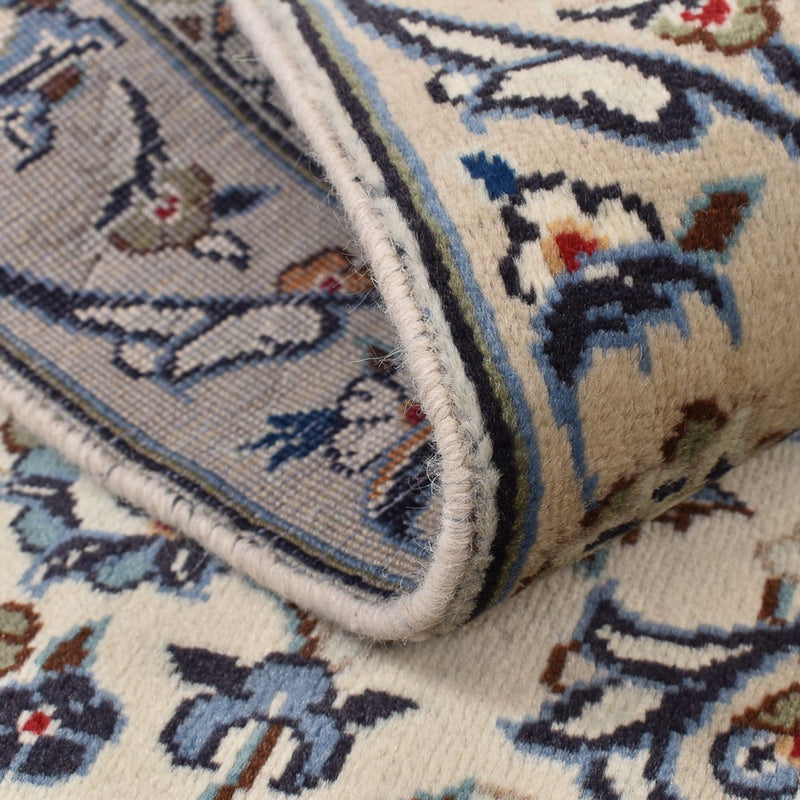 Persiska mattor - Keshan - 140 x 92 cm - ljusgrå