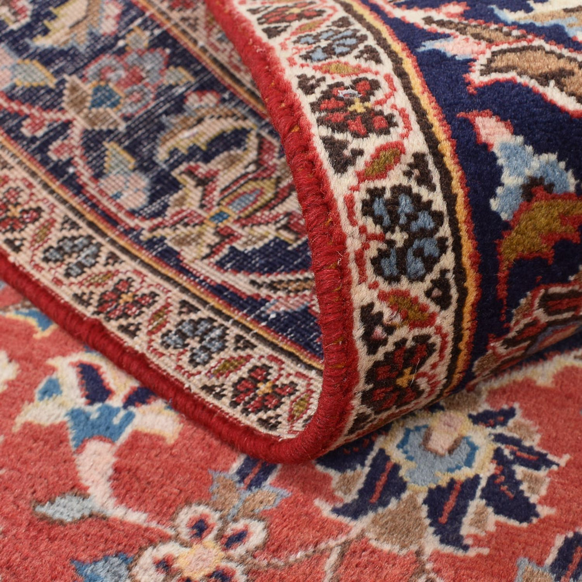 Persiska mattor - Keshan - 147 x 98 cm - röd