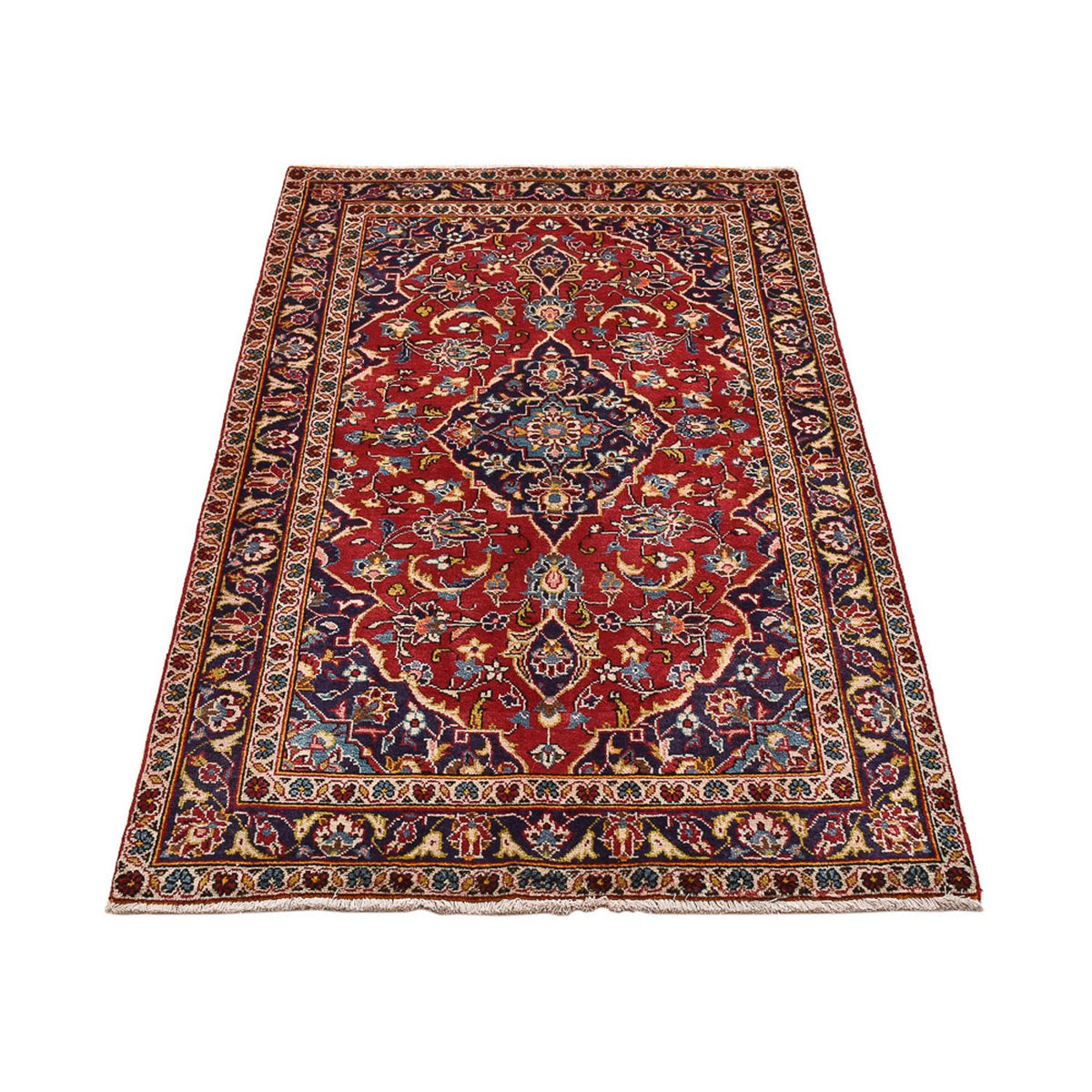 Persiska mattor - Keshan - 161 x 97 cm - röd