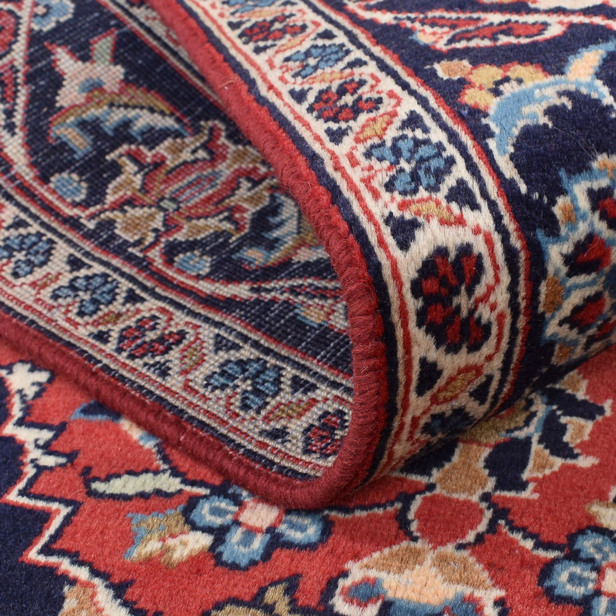 Persiska mattor - Keshan - 150 x 98 cm - röd