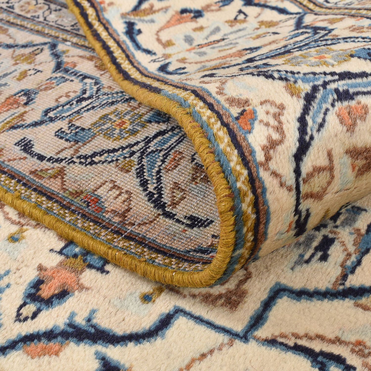 Persiska mattor - Keshan - 248 x 133 cm - sand