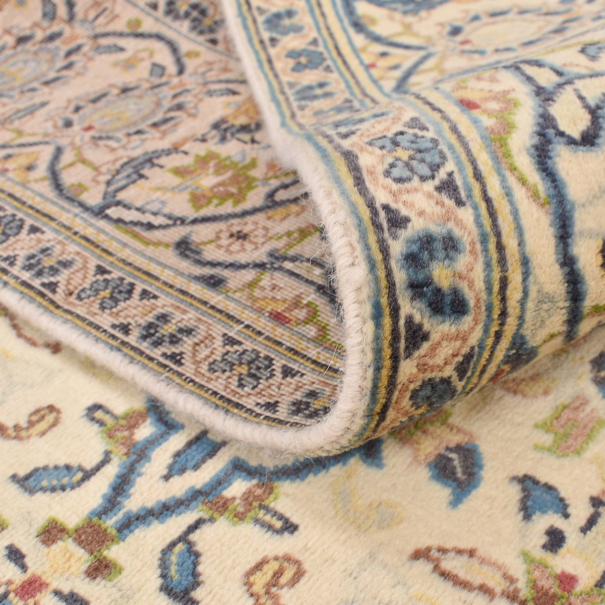 Persiska mattor - Keshan - 203 x 135 cm - sand