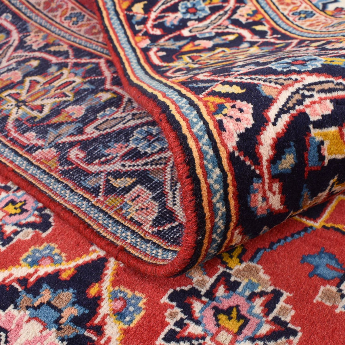 Persiska mattor - Keshan - 235 x 140 cm - röd