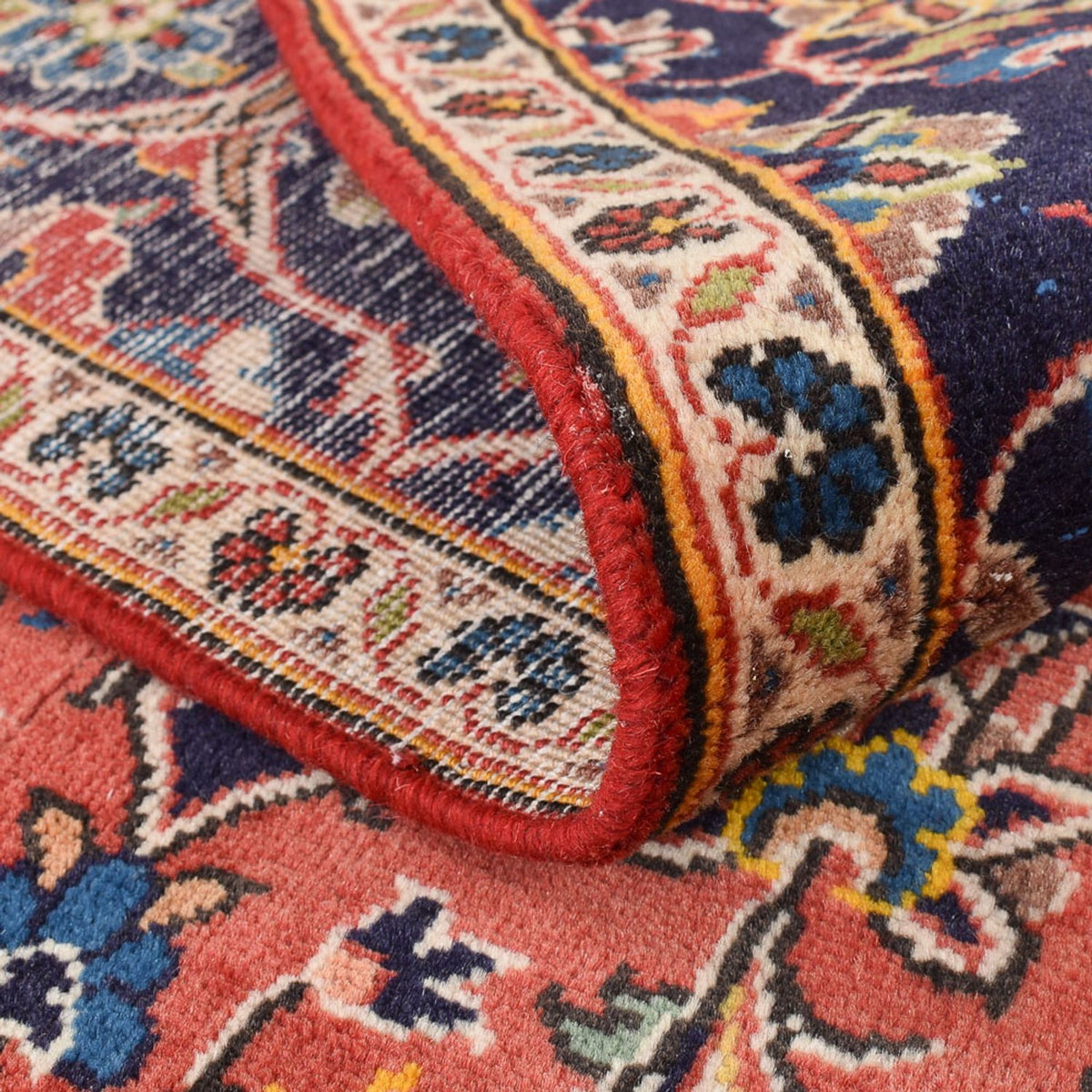 Persiska mattor - Keshan - 263 x 146 cm - ljusröd