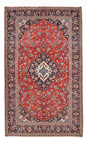 Persiska mattor - Keshan - 255 x 151 cm - röd
