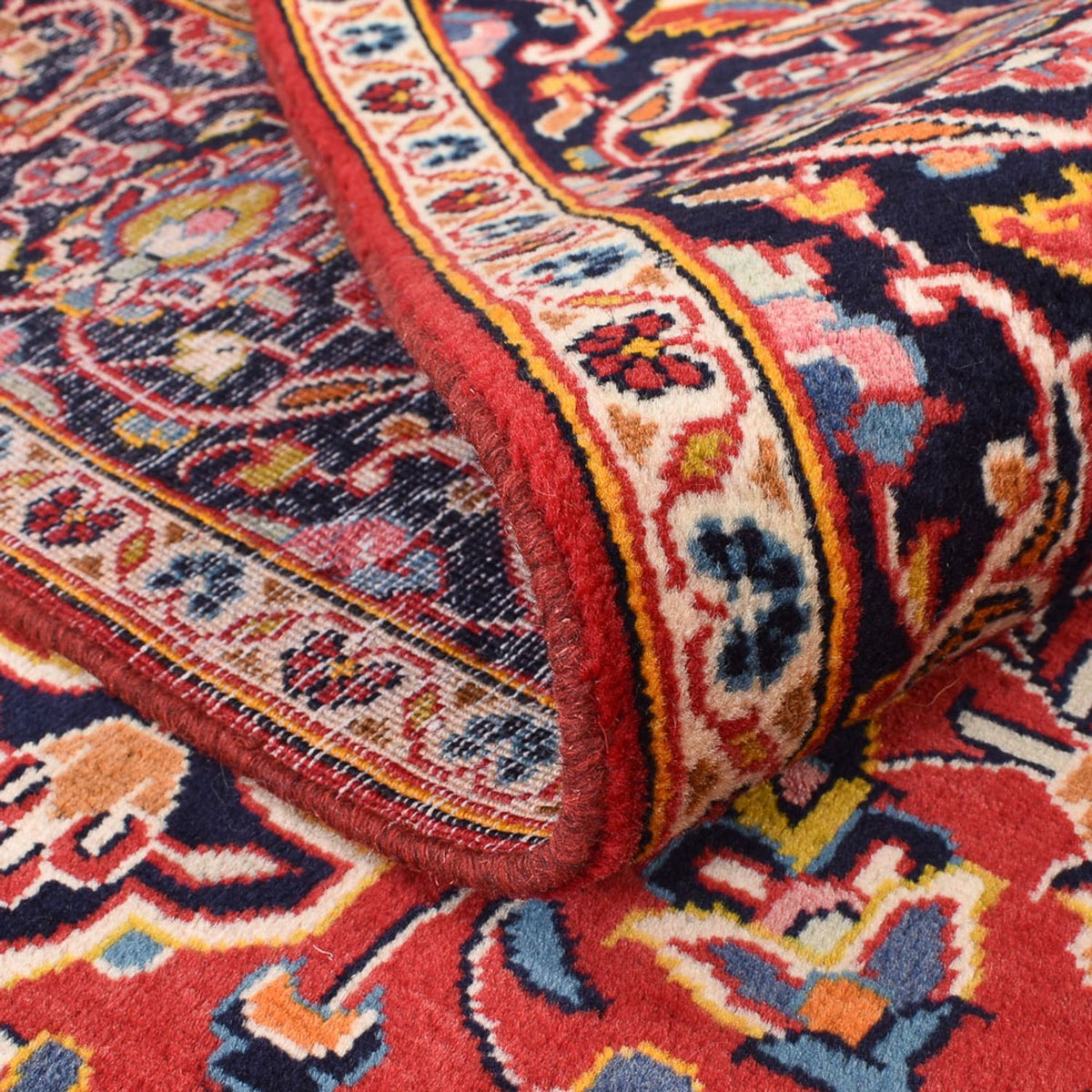 Persiska mattor - Keshan - 234 x 147 cm - röd