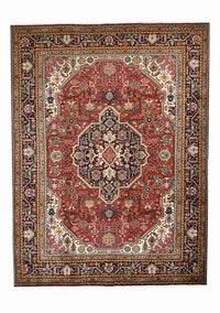 Persisk matta - Tabriz - 335 x 252 cm - röd