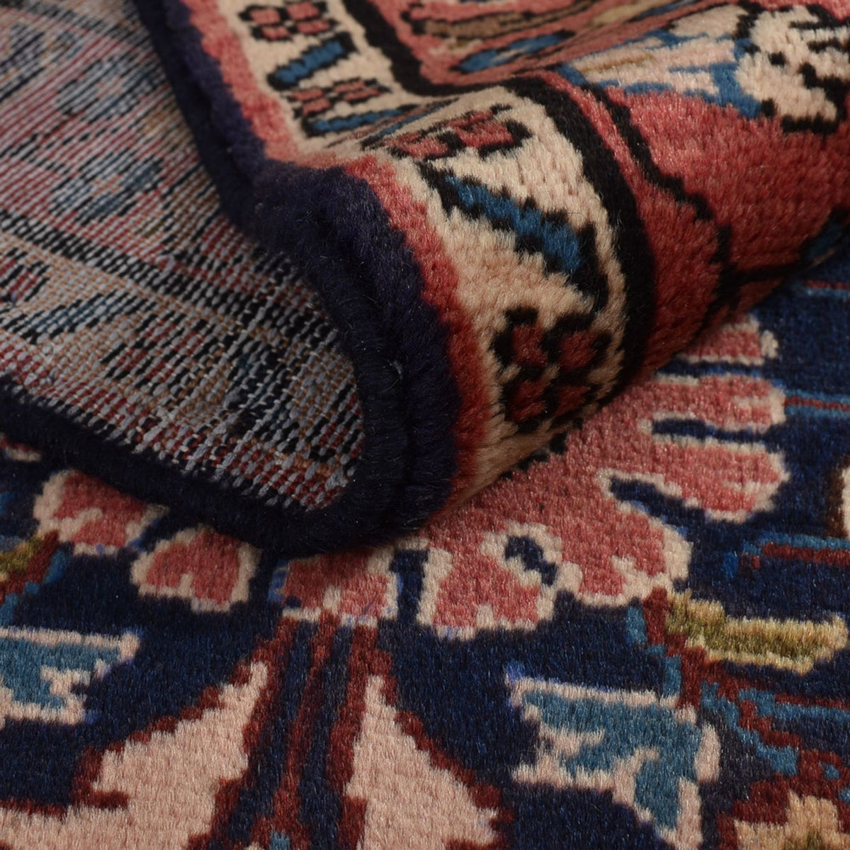 Runner Persisk matta - Nomadic - 435 x 102 cm - mörkblå