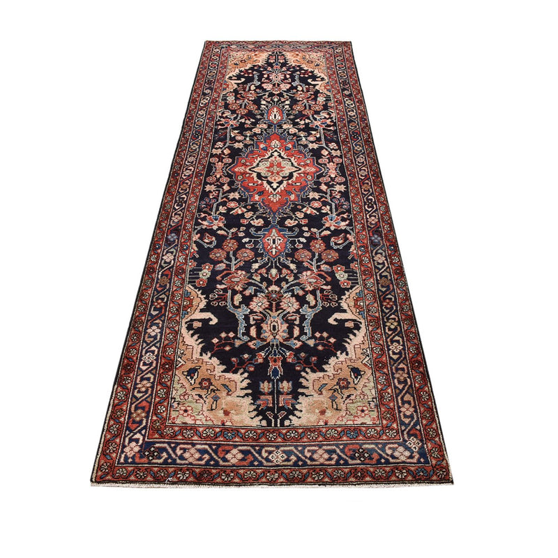 Runner Persisk matta - Nomadic - 322 x 102 cm - mörkblå