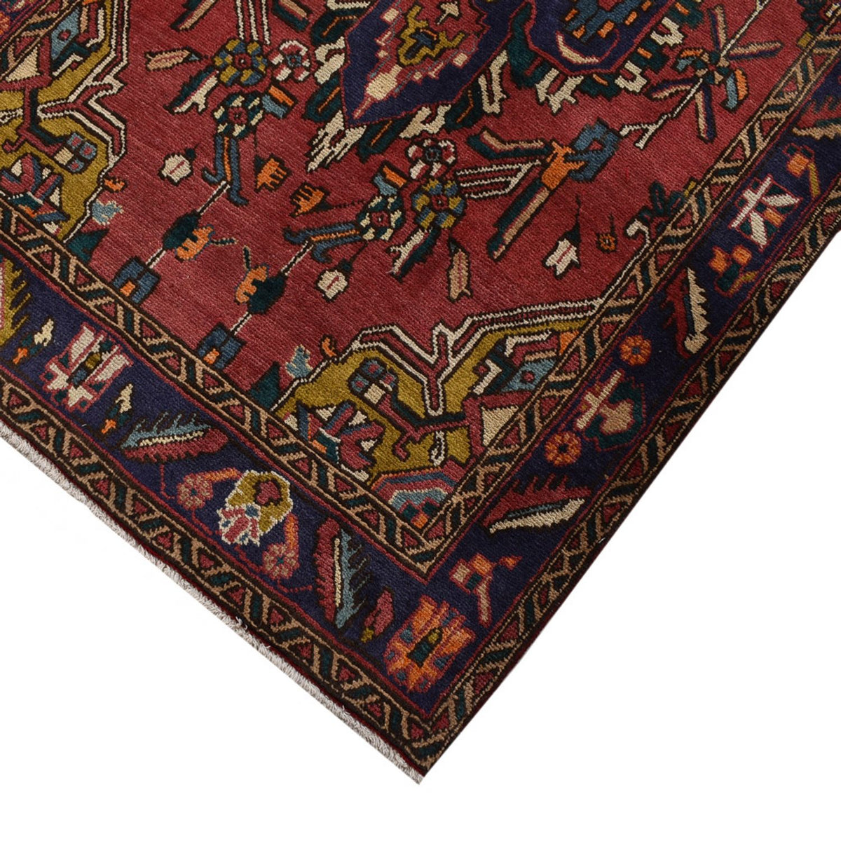 Runner Persisk matta - Tabriz - 338 x 112 cm - röd
