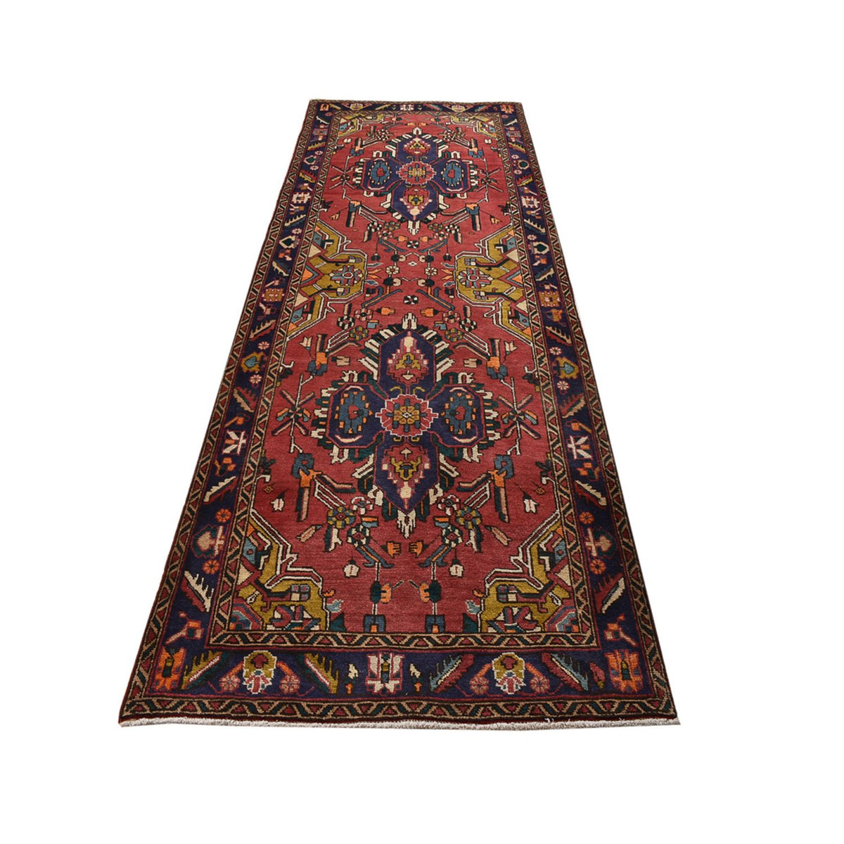 Runner Persisk matta - Tabriz - 338 x 112 cm - röd