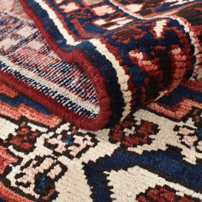 Persisk matta - Nomadic särskild form  - 369 x 312 cm - mörkröd