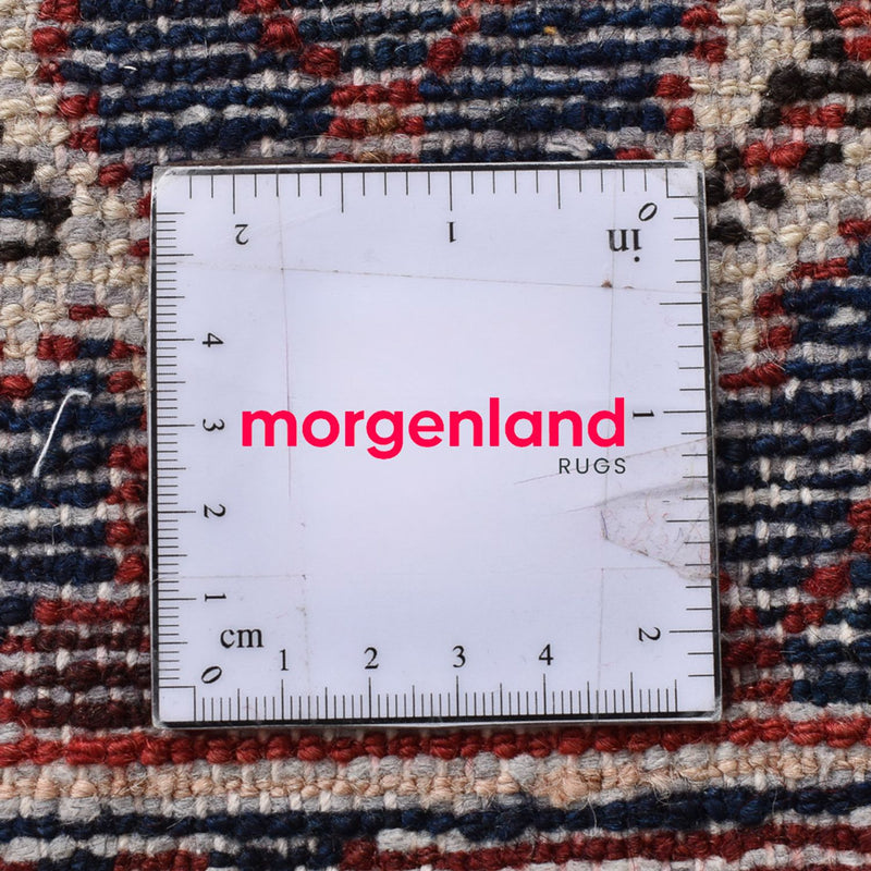 Persisk matta - Nomadic särskild form  - 369 x 312 cm - mörkröd