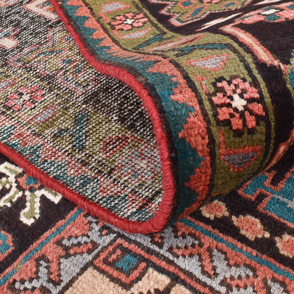 Afghansk matta - Kunduz - 350 x 200 cm - ljusröd