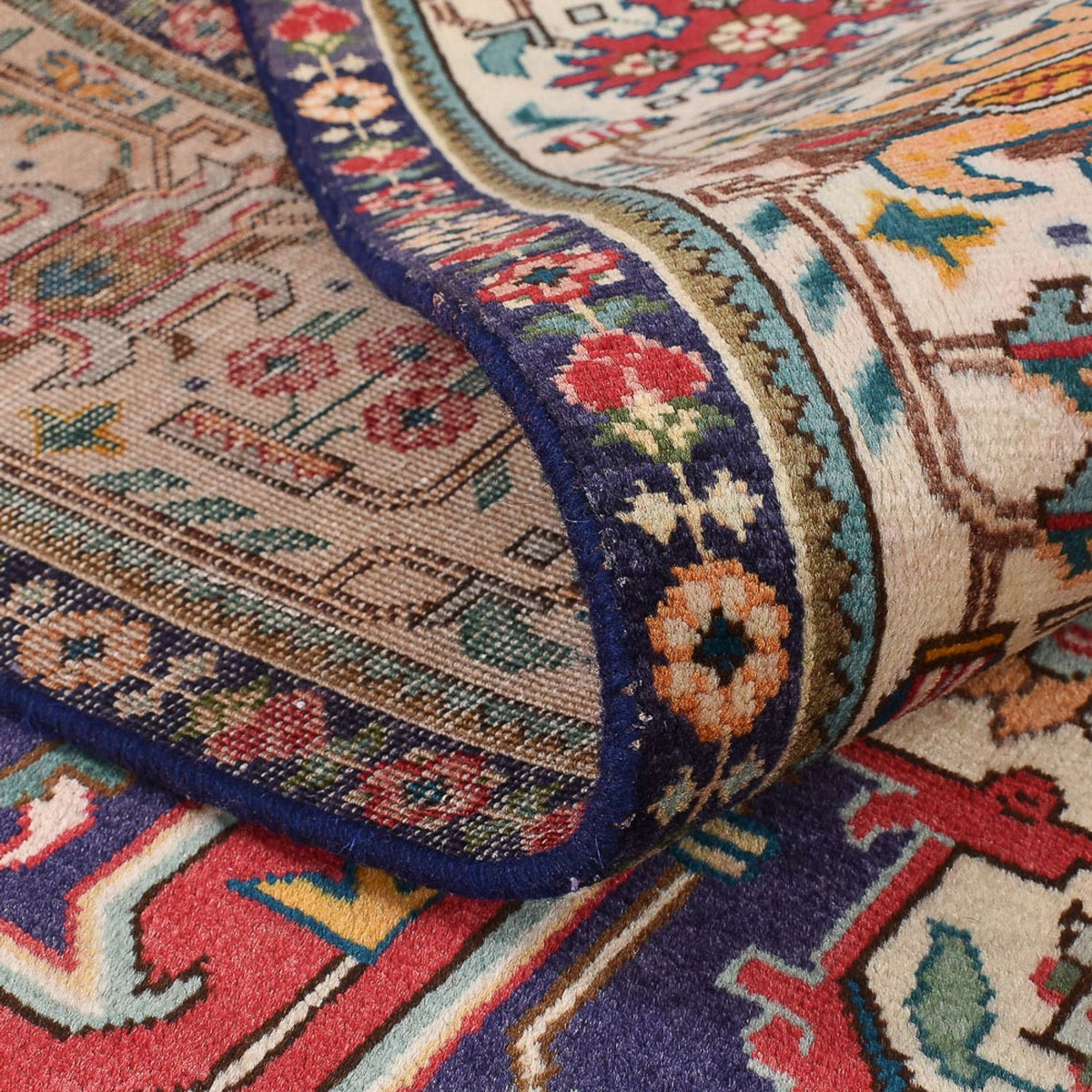 Persisk matta - Tabriz - 343 x 255 cm - röd