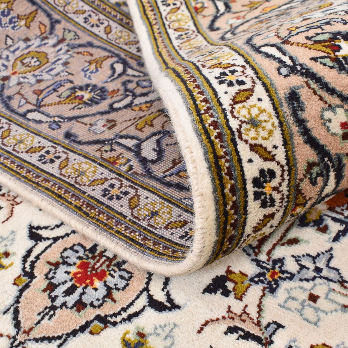 Persiska mattor - Keshan - 212 x 135 cm - sand