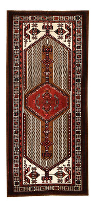 Runner Persisk matta - Nomadic - 220 x 100 cm - röd