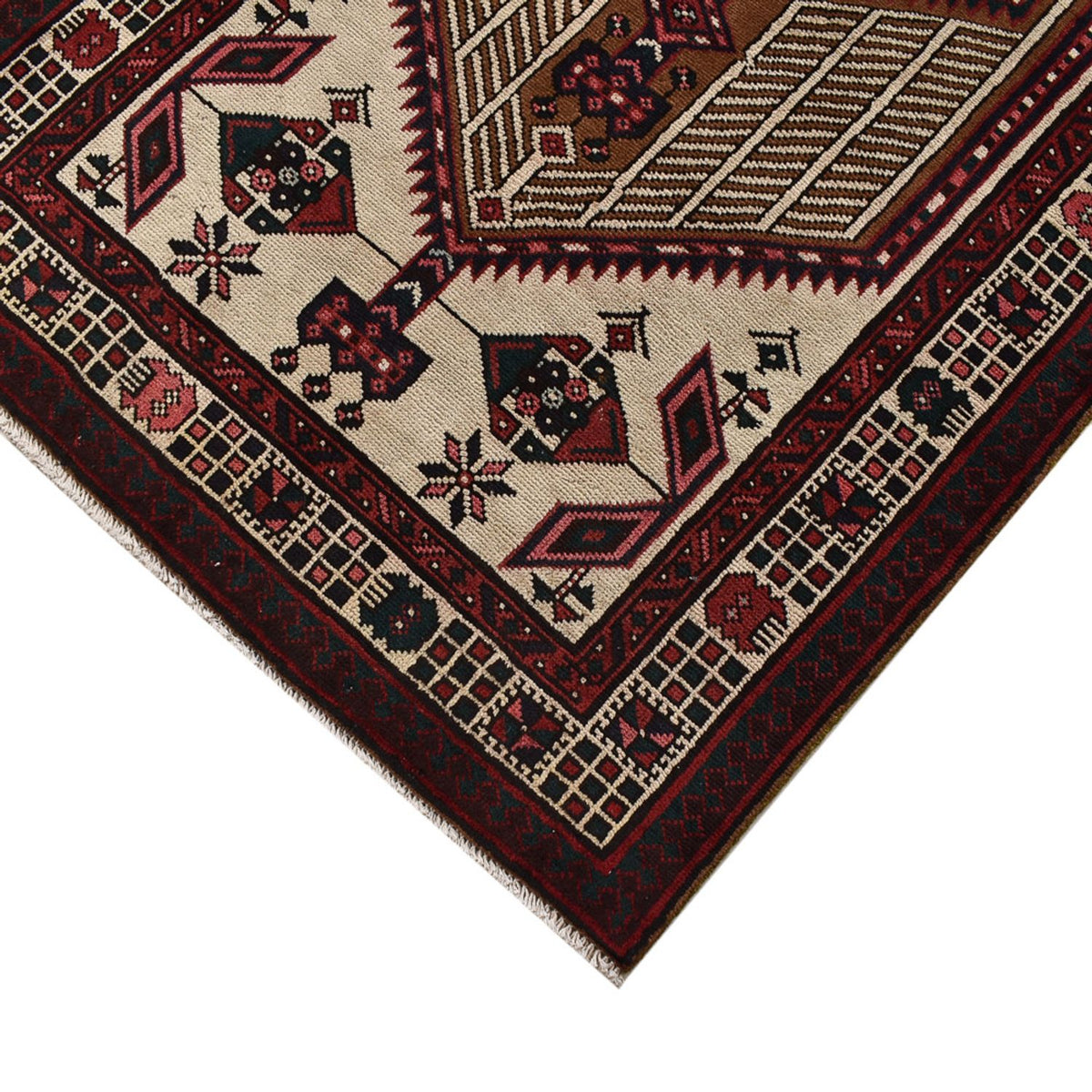 Runner Persisk matta - Nomadic - 336 x 100 cm - röd