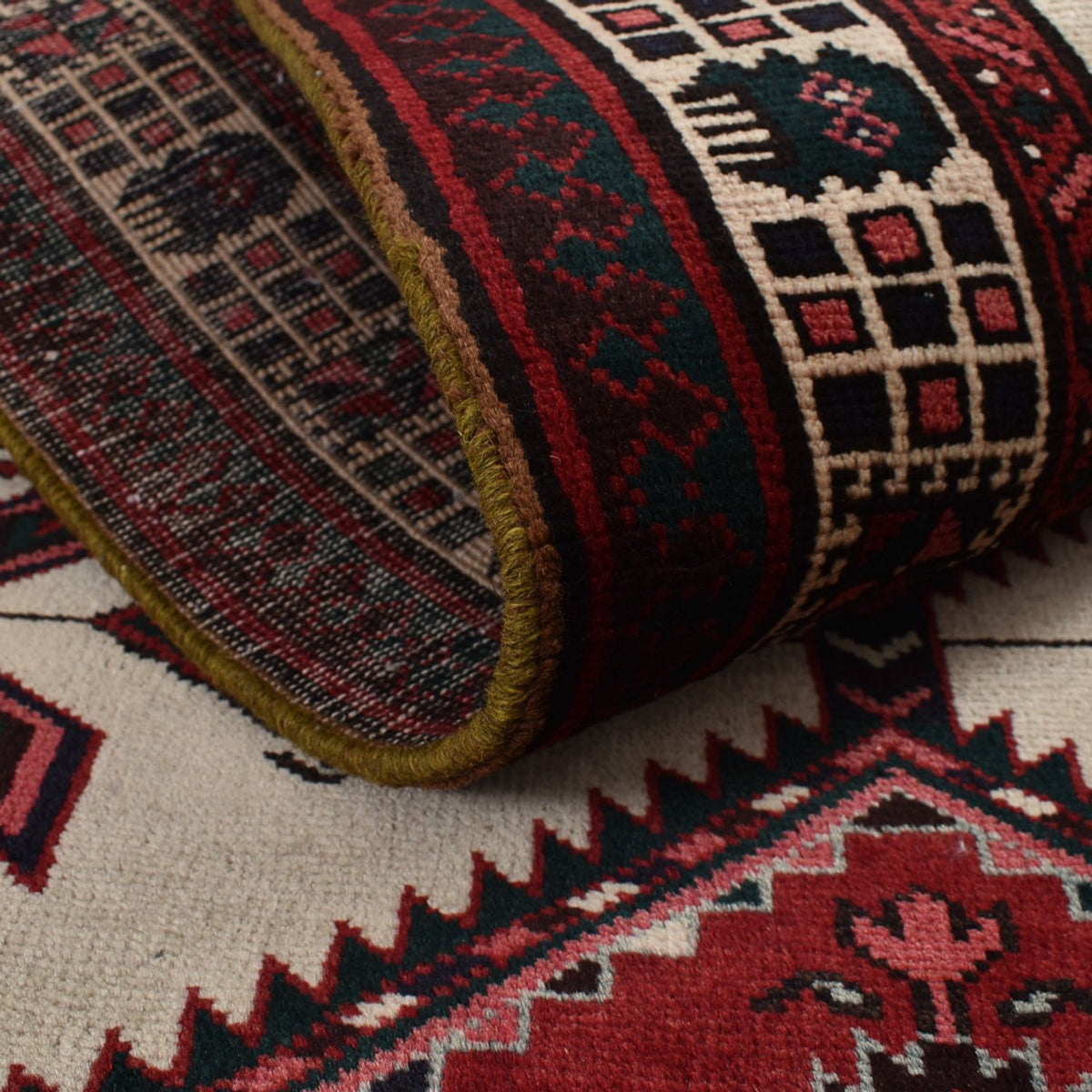 Runner Persisk matta - Nomadic - 336 x 100 cm - röd