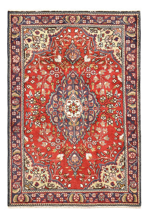 Persisk matta - Tabriz - 145 x 100 cm - röd