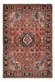 Persisk matta - Nomadic - 156 x 105 cm - mörkröd