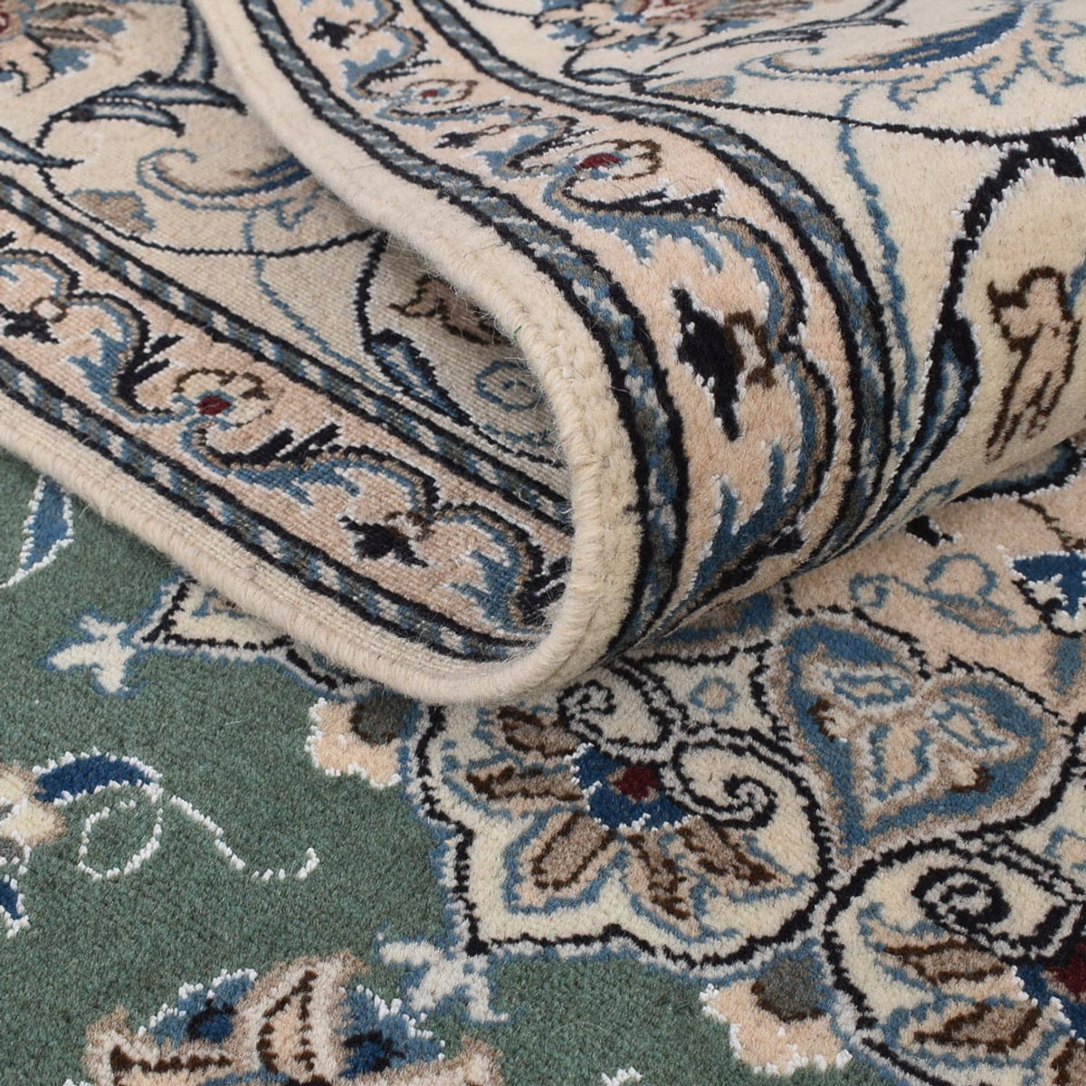 Persisk matta - Nain - 300 x 197 cm - mintgrön