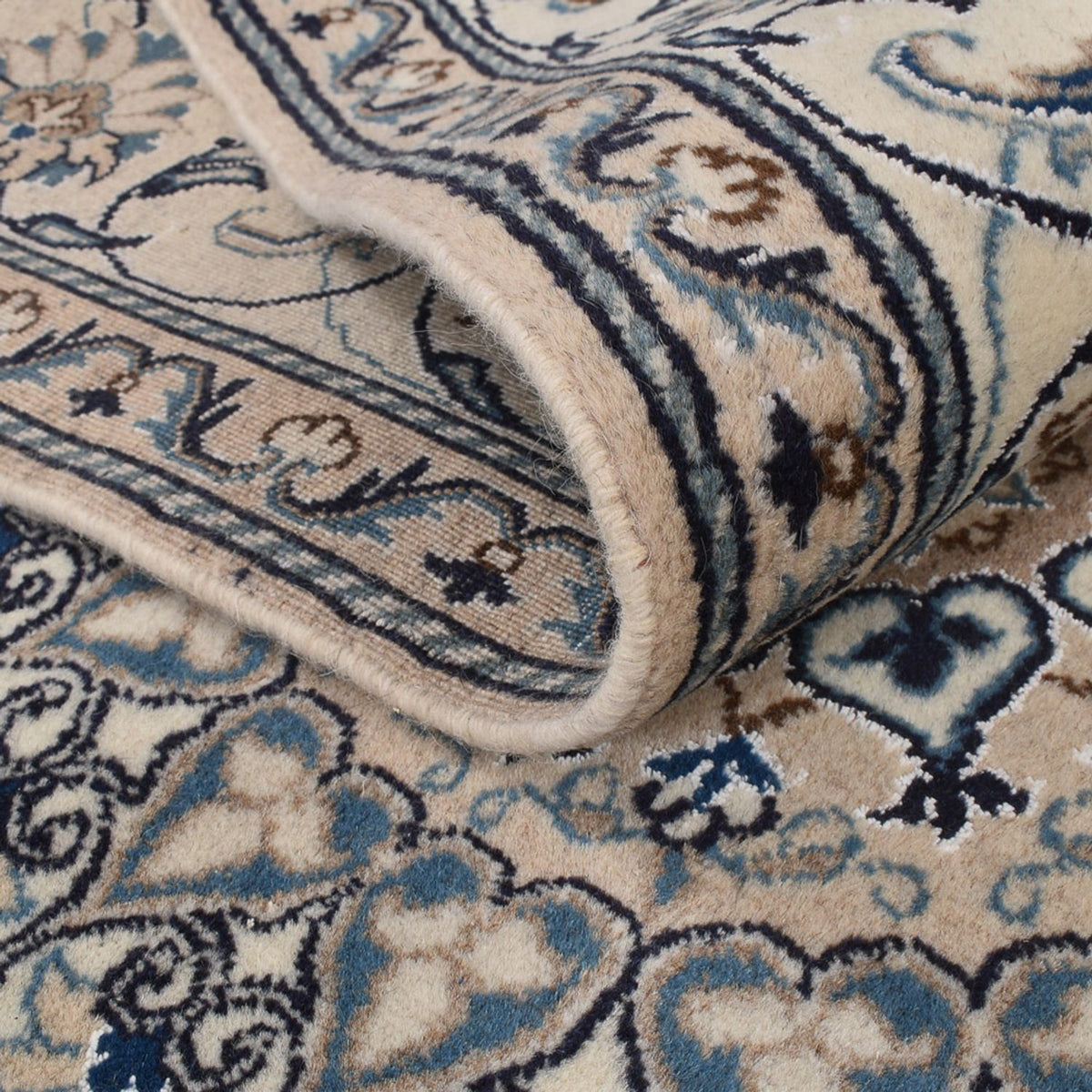 Persisk matta - Nain - 291 x 195 cm - mörkblå