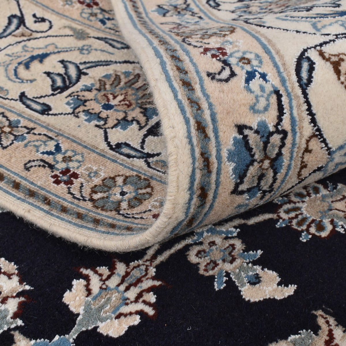 Persisk matta - Nain - 310 x 198 cm - mörkblå