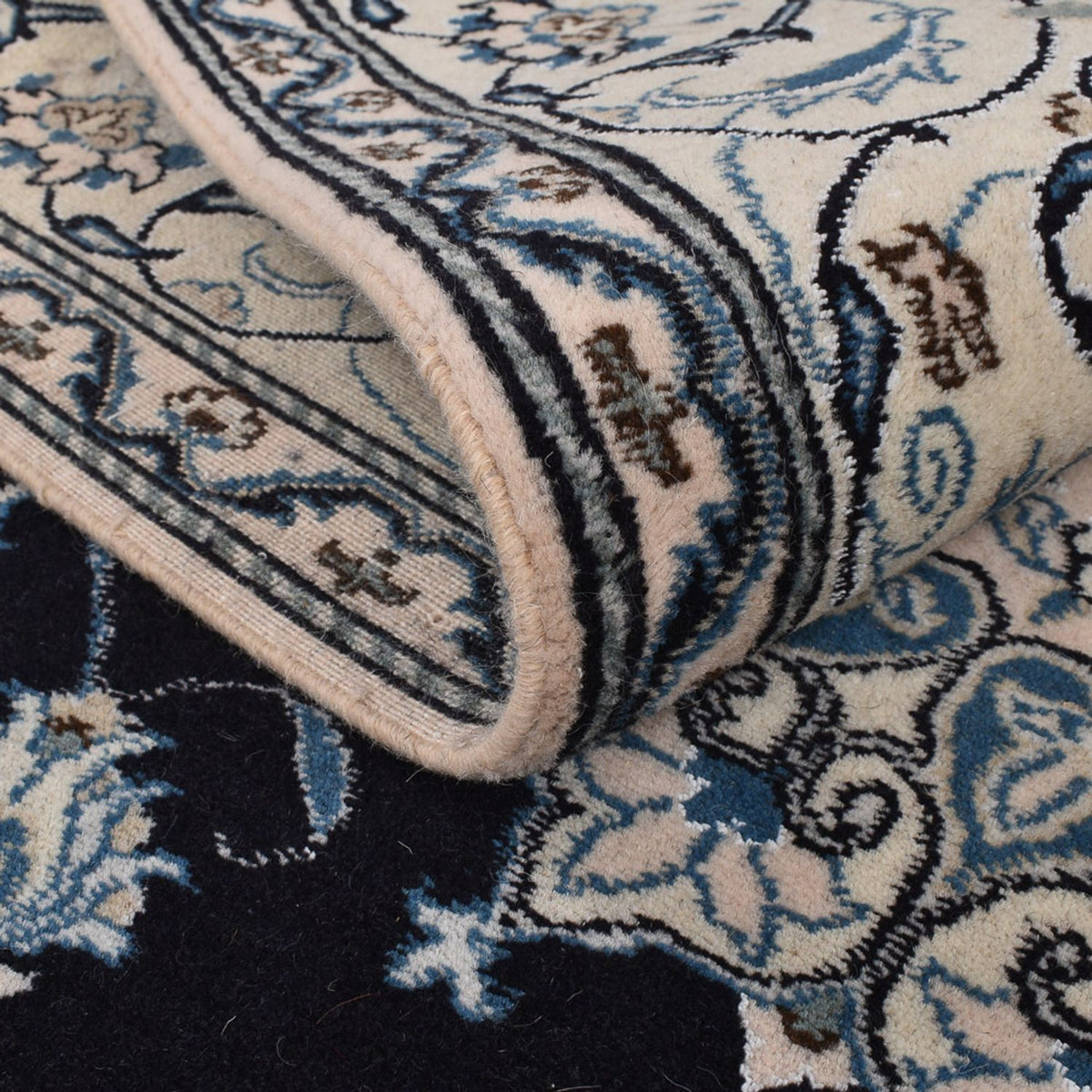 Persisk matta - Nain - 298 x 202 cm - mörkblå