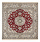 Persisk matta - Nain kvadrat  - 197 x 195 cm - röd