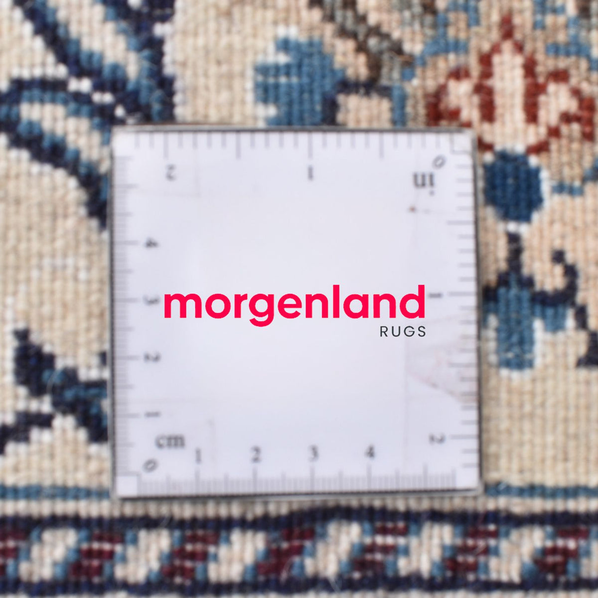 Persisk matta - Nain kvadrat  - 198 x 195 cm - mörkblå