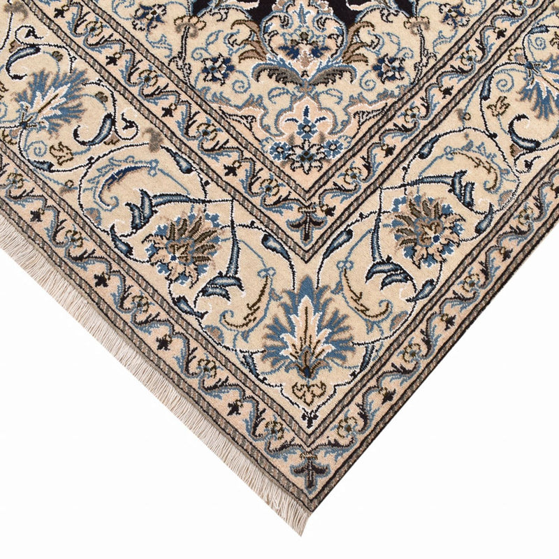 Persisk matta - Nain kvadrat  - 198 x 190 cm - mörkblå