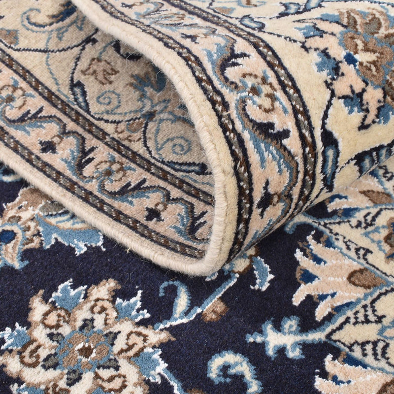 Persisk matta - Nain kvadrat  - 195 x 193 cm - mörkblå