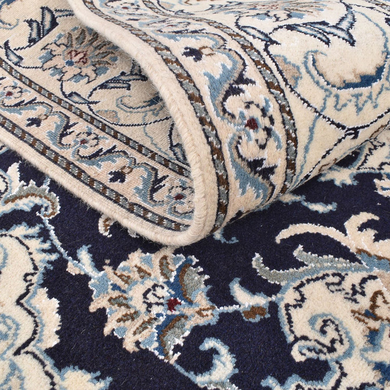 Persisk matta - Nain kvadrat  - 198 x 193 cm - mörkblå