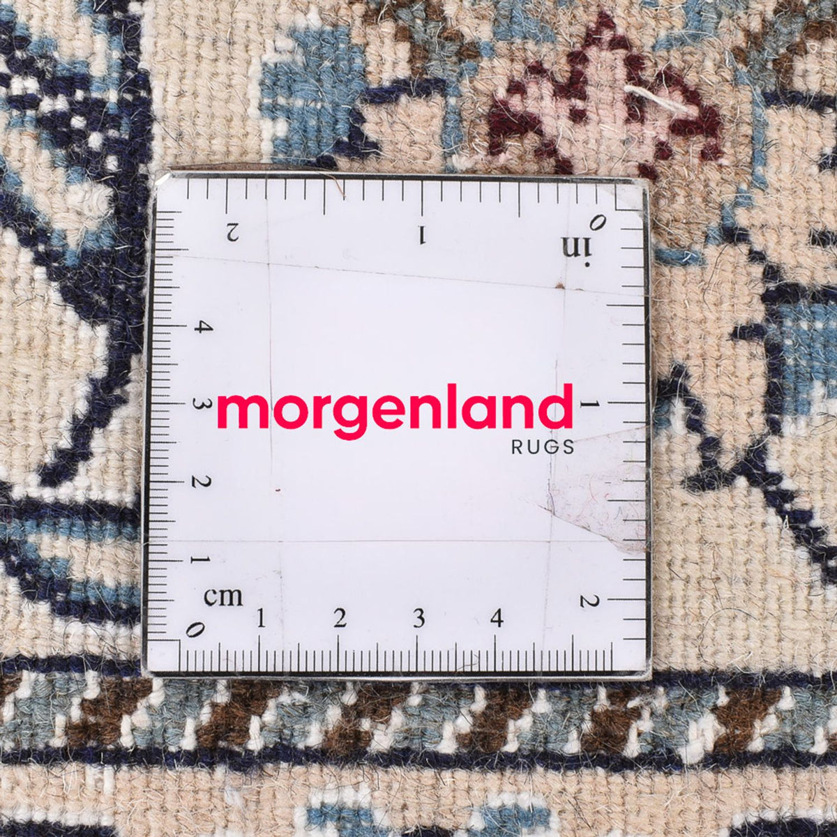 Persisk matta - Nain kvadrat  - 198 x 193 cm - mörkblå