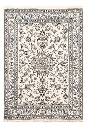 Persisk matta - Nain - 203 x 145 cm - ljusgrå