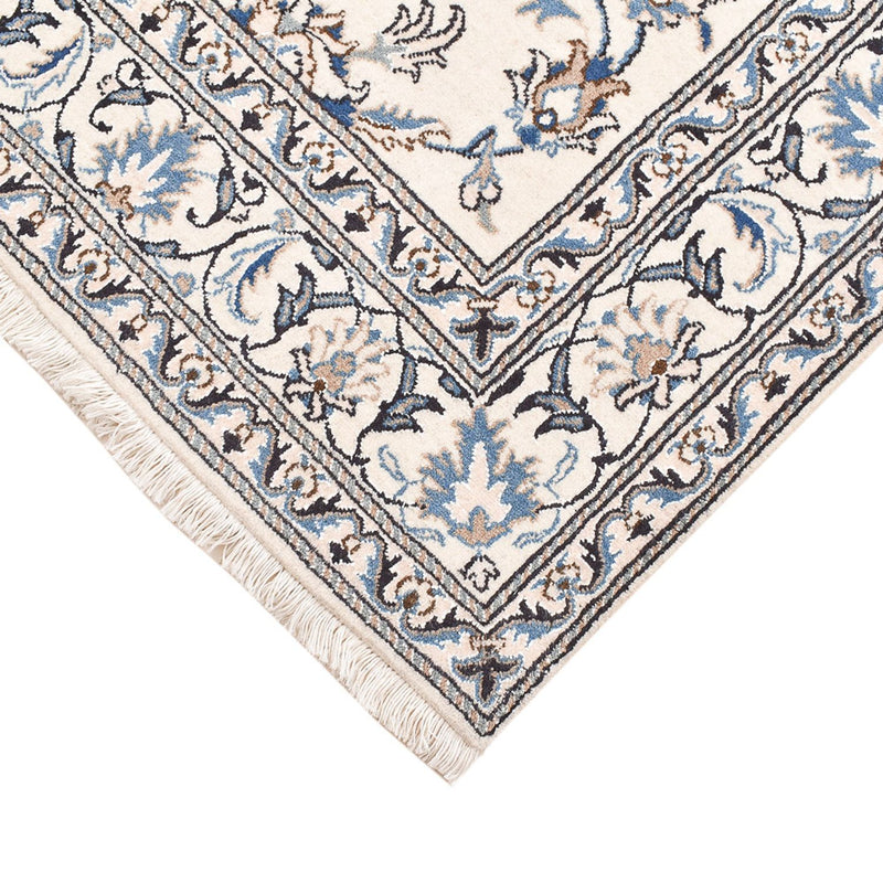 Persisk matta - Nain - 203 x 145 cm - ljusgrå