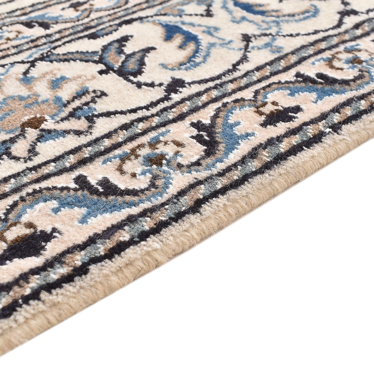 Persisk matta - Nain - 203 x 145 cm - ljusgrå