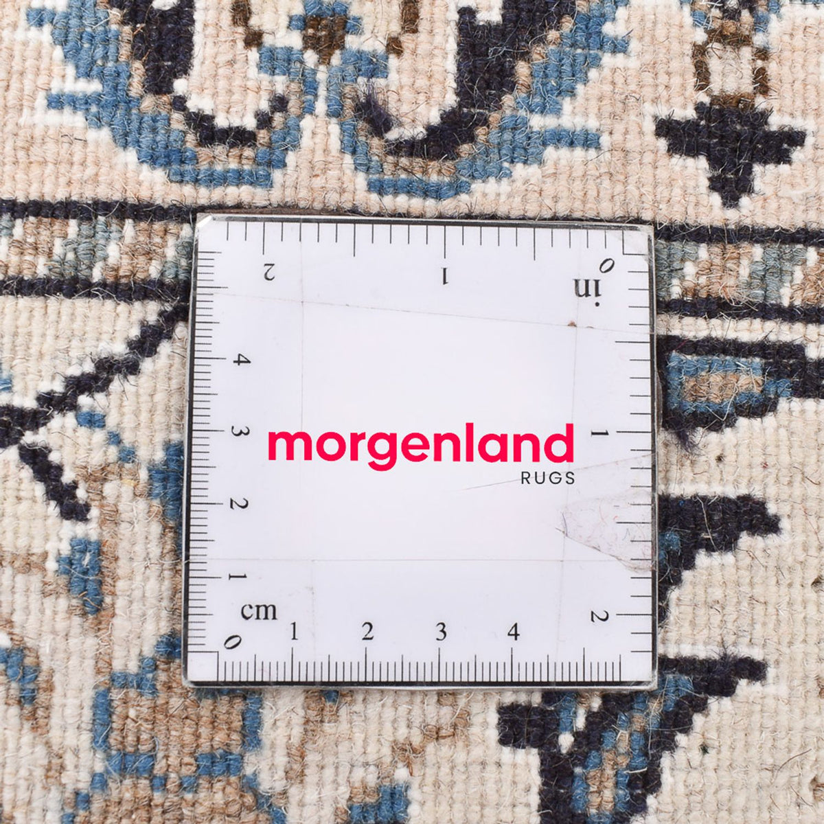 Persisk matta - Nain - 203 x 145 cm - ljusgrå