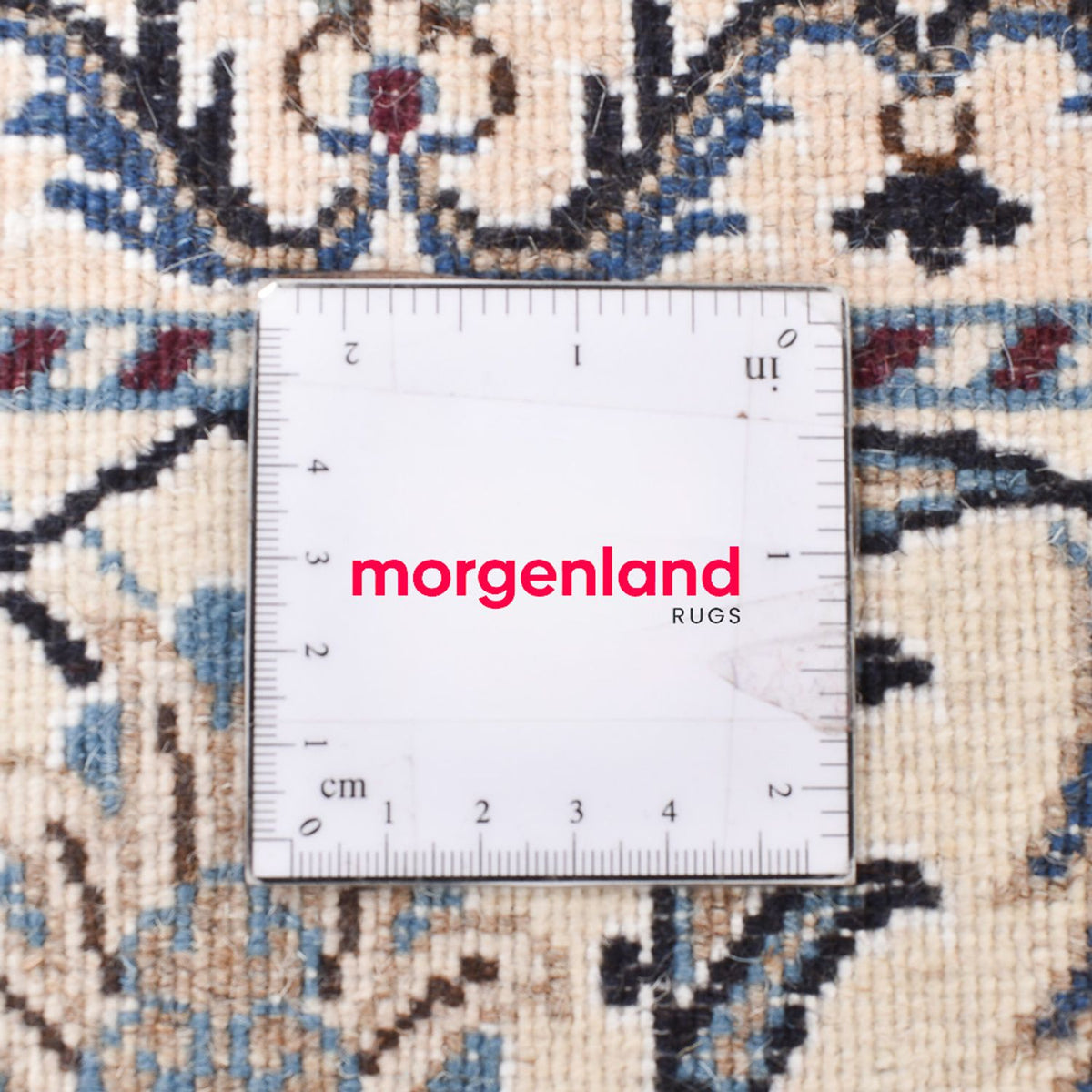 Persisk matta - Nain - 200 x 149 cm - ljusgrå