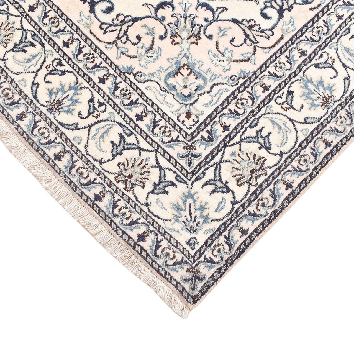 Persisk matta - Nain - 209 x 149 cm - ljusgrå