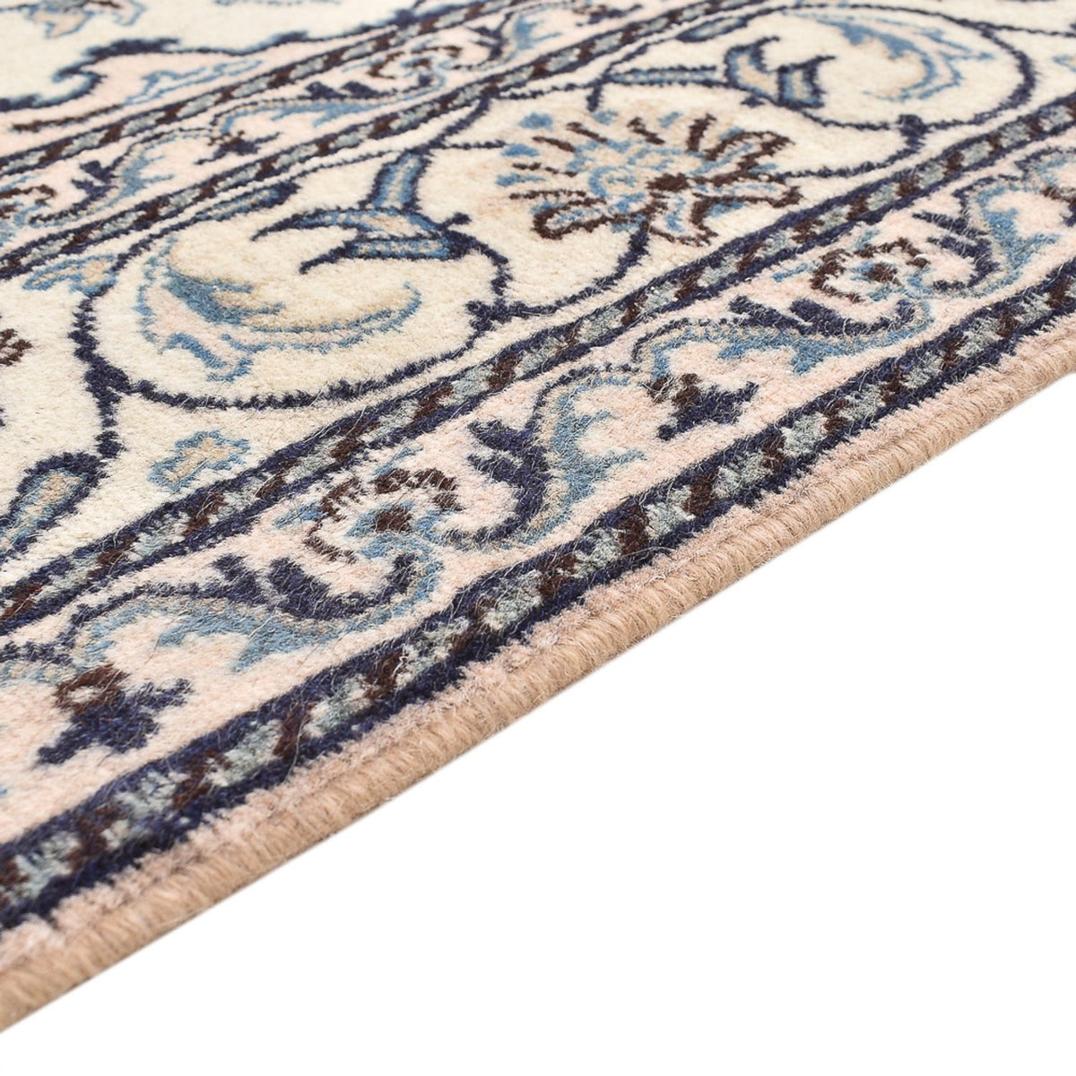 Persisk matta - Nain - 209 x 149 cm - ljusgrå