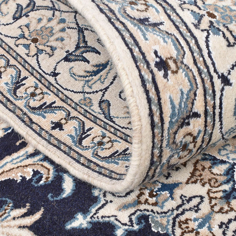 Persisk matta - Nain - 207 x 146 cm - mörkblå