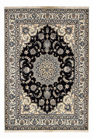 Persisk matta - Nain - 210 x 149 cm - mörkblå
